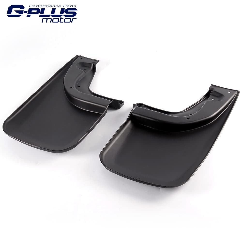 G-PLUS Rear Splash Guards Heavy Duty Molded Mud Flaps Compatible with 2005 2006 2007 2008 2009 2010 2011 2012 2013 2014 2015 Toyota Tacoma,Splash Guards Mudguard 2PCS (Rear Molded Mud Flaps)