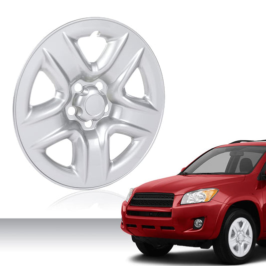 G-PLUS 17” Hubcap Wheel Covers 1pcs, Car Replacement Wheel Chrome Skin Hub Cap Covers Compatible with Toyota RAV4 2006-2011, Toyota RAV4 2012 (Gasoline)