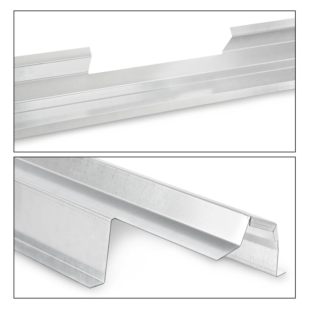 G-PLUS Slip-on Rocker Panel Left and Right Side Compatible with Jeep Cherokee 4 Door 1984-2001/Fit Jeep Wagoneer & Comanche 4 Door 1984-1996 CH1600101 CH1601101