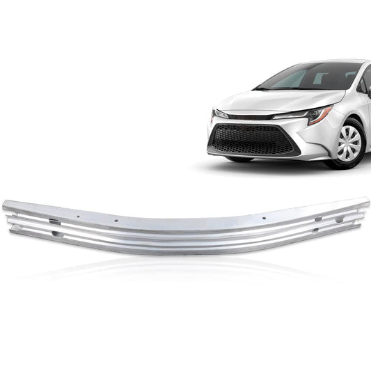 G-PLUS Front Bumper Reinforcement, Compatible with Toyota Corolla 2019 2020 Silver Color Aluminum Impact Rebar Crossmember TO1006249 5202102240