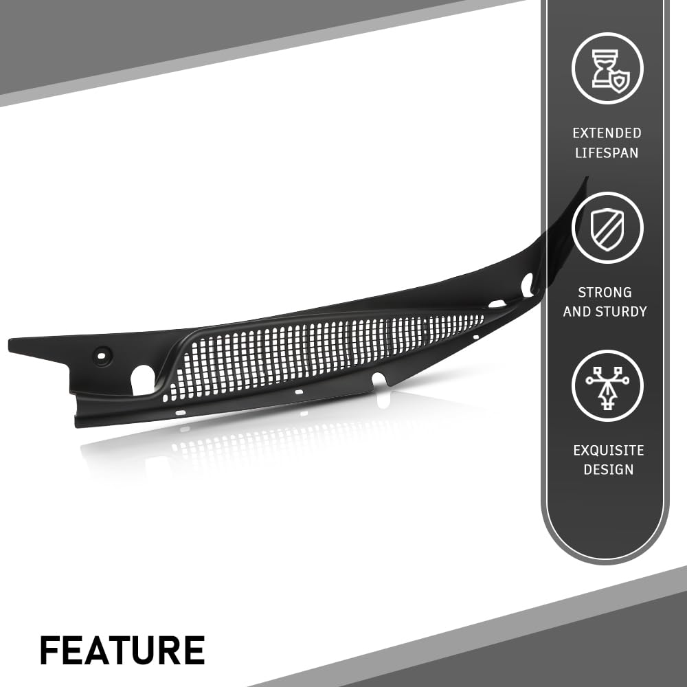G-PLUS Windshield Wiper Cowl Vent Cover Left Side Compatible with Chevy Express 1500 2500 3500 Van 1996-2017,Compatible with GMC Savana 1500 2500 3500 Van 1996-2017 25826329