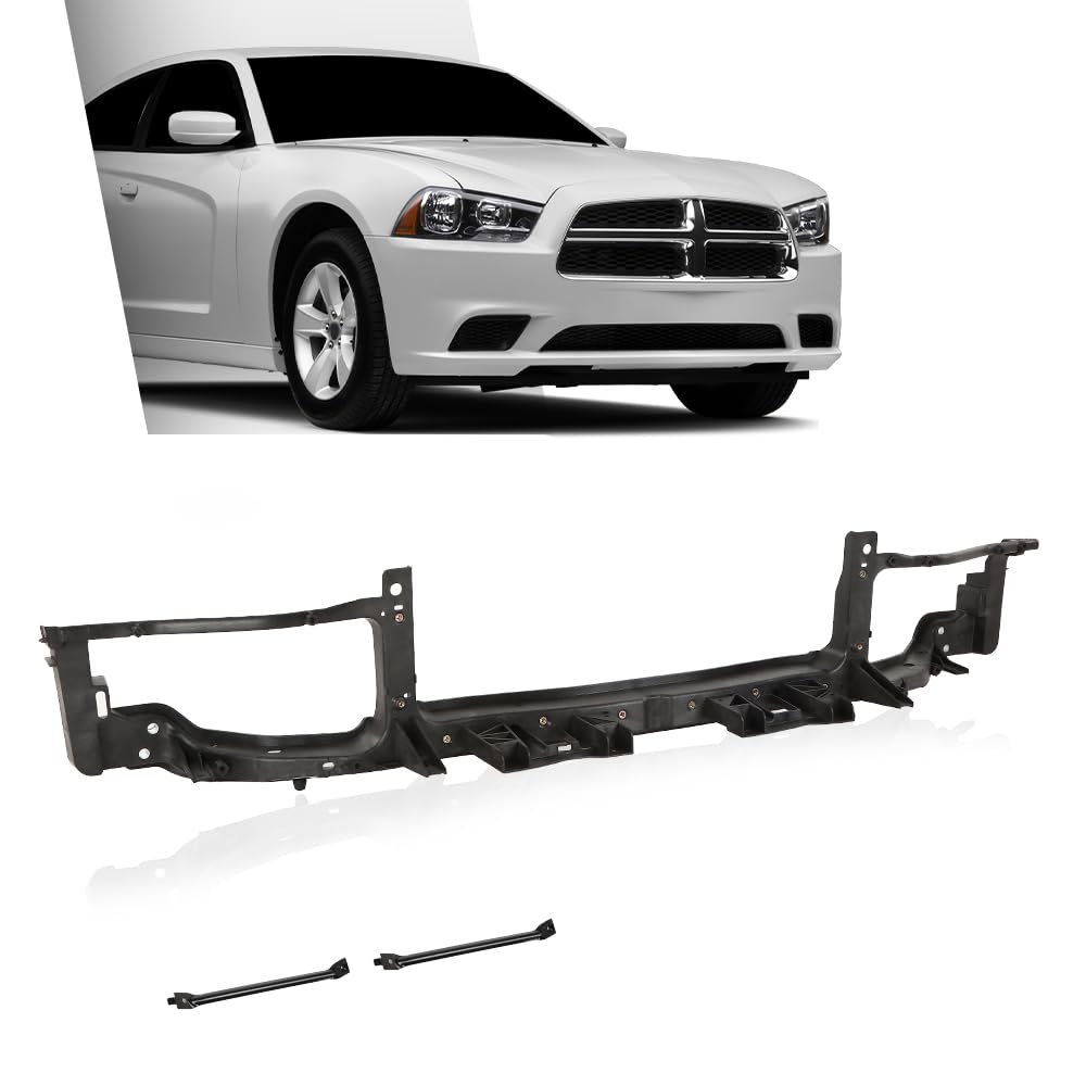 G-PLUS Upper Radiator Support Upper Tie Bar Compatible with Dodge Charger 2011-2014 Black