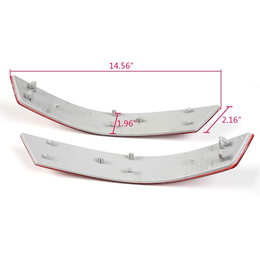 G-PLUS Rear Bumper Reflector Light LH & RH Side Compatible with Mercedes-Benz ML-Class W164 ML320 ML350 ML550 2007 2008 2009 1648200374 1648201574