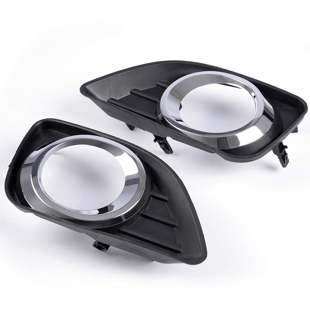 G-PLUS Clear Lens Fog Lights Assembly Compatible with Toyota Camry LE/XLE/Base 2010 2011 Driving Bumper Lamps + Wiring +Switch Kit + H8 Bulbs (Not fit SE and Hybrid models)