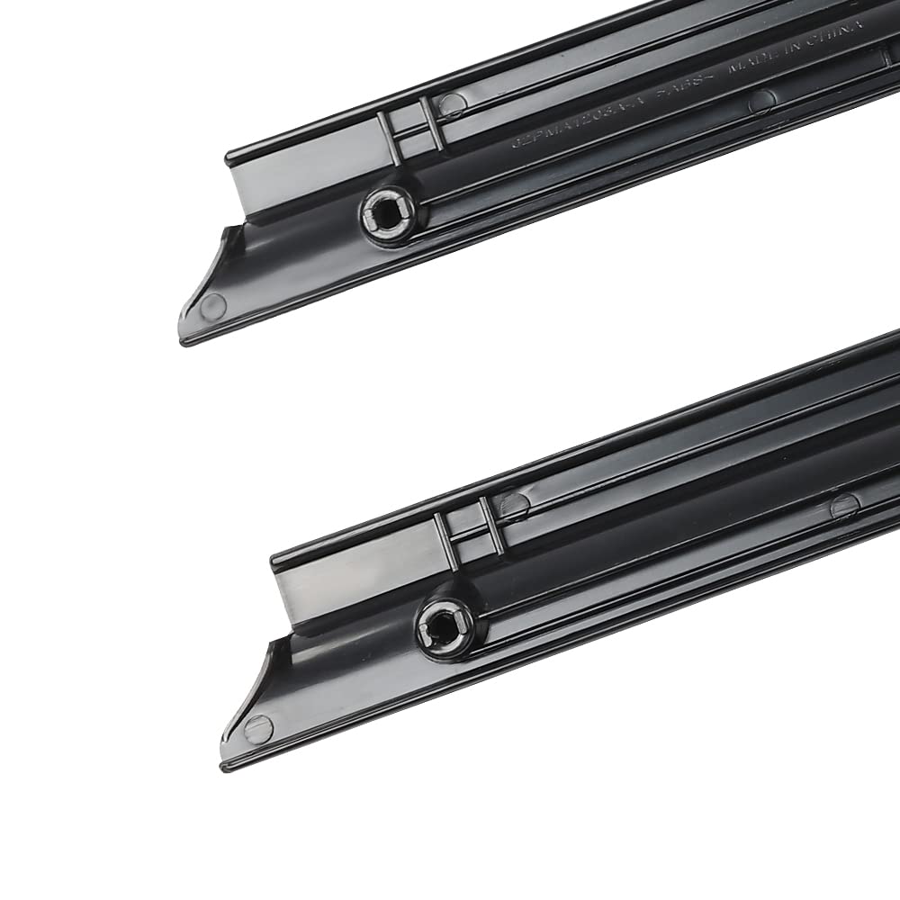 G-PLUS Door Sill Scuff Plate Protector Pair Set LH & RH Sides Compatible with 1992-2011 Ford Ranger F57Z1013208A Black