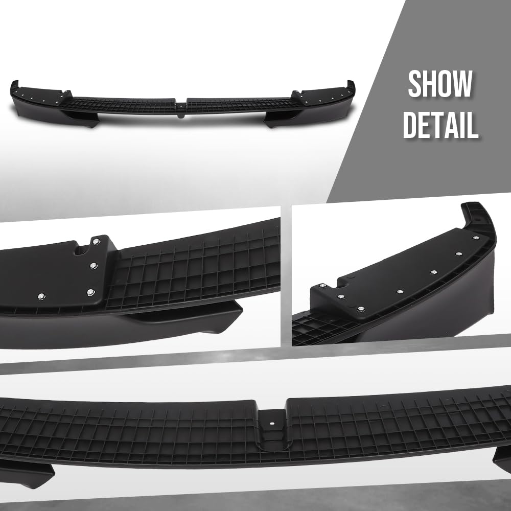 G-PLUS Front Bumper Lip Splitter Spoiler Fit BMW 3 Series 4 Door Sedan and 5 Door Wagon 2012-2018, Not Fit Model with Regular Non-M Sport Bumper Bumper Performance Front Lip Splitter Black