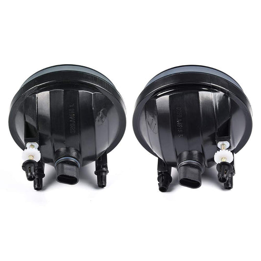 G-PLUS Front Bumper Fog Lights Compatible With 2007-2013 GMC Sierra 1500 2500HD 3500HD Pickup,Driving Fog Lamps w/Bulb Driver & Passenger Pair Smoky Lens