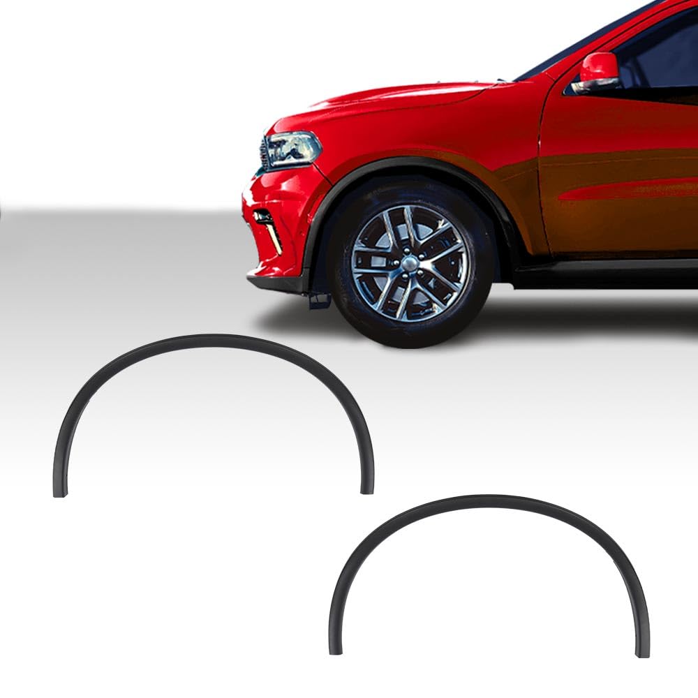 G-PLUS Fender Flares Trim Compatible with Dodge Durango 2011-2021 Front Driver and Passenger Side CH1291112, CH1290112, 57010620AE, 57010620AD, 57010621AE, 57010621AD