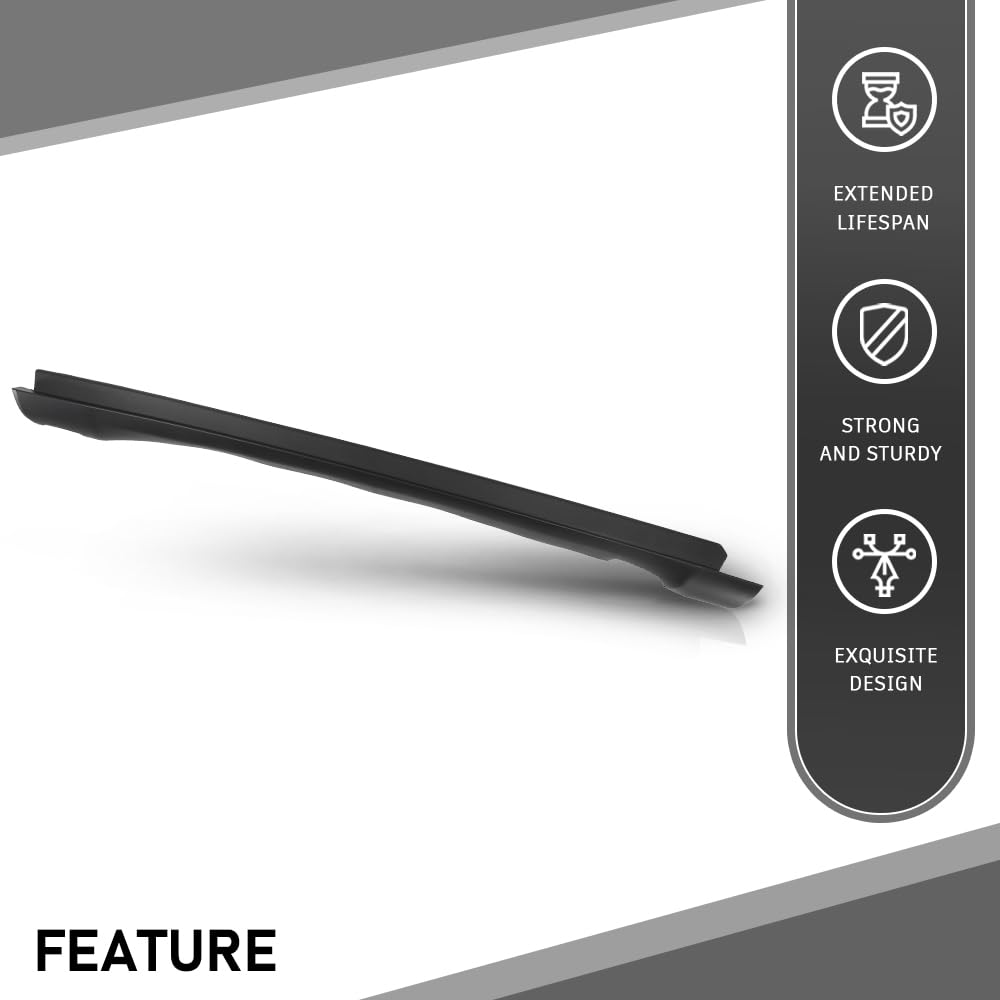 G-PLUS Skirt Rocker Molding Panel Passenger Right Side Compatible with Jeep Cherokee 2014-2022 Black 1YW36RXFAI