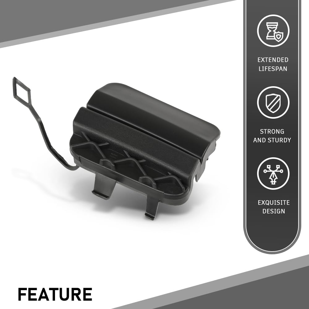 G-PLUS Rear Bumper Tow Hook Cover Fit Benz C 300 4Matic, Base 2.0L 2015-2020,Fit Benz C 350e Base 2.0L 2016-2018,Fit Benz C 400 4Matic 3.0L 2015 2058850256