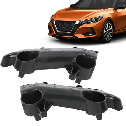 G-PLUS Front Mount Bumper Retainer Brackets Left&Right 2pcs Compatible with Nissan Sentra 2020 2021 62225-6LB0A 62224-6LB0A NI1042123 NI1043123