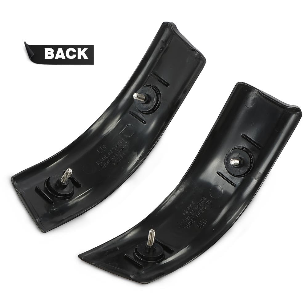 G-PLUS Corner Roof Moldings Compatible with Ford F250 F350 F450 F550 Super Duty 1999-2007 Regular & Crew Cab Only (Not Fit Extended Cab) YC3Z-2551728-PTM YC3Z-2551729-PTM Unpainted Black RH & LH