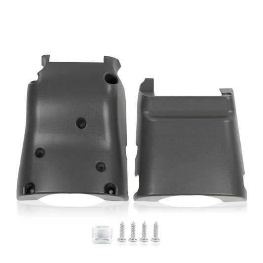 G-PLUS Gray Lower & Upper Steering Column Cover Compatible with Toyota 4Runner Pickup 1990 1991 1992 1993 1994 1995, 45286-35330, 45287-04020, 45286-04020, 45286-35360