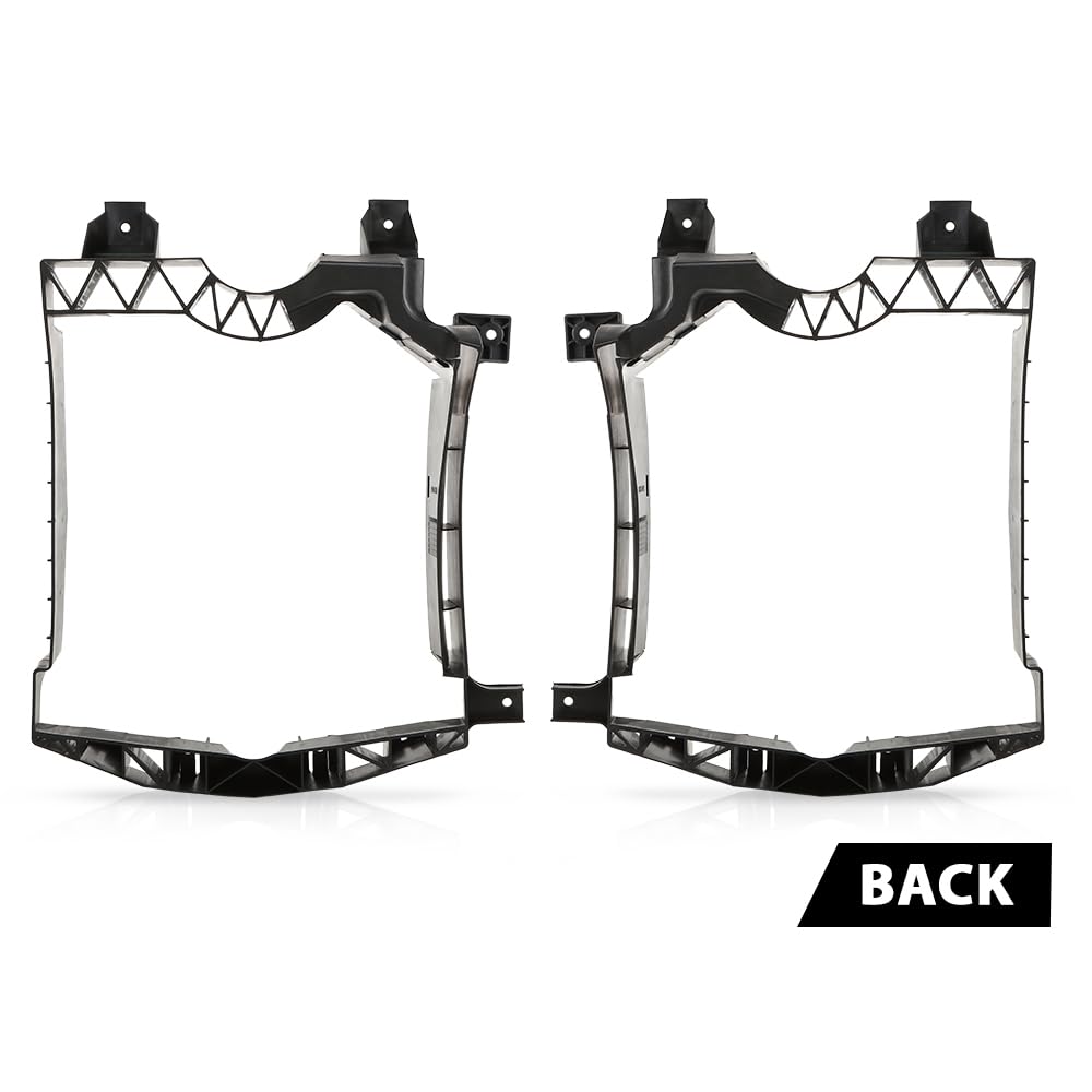 G-PLUS Black Pair Radiator Core Support Rear Deflector Left Right Compatible with Land Rover Range Rover 2013-2022,Fit Land Rover Range Rover Sport 2014-2022,Fit Land Rover Discovery 5 2017-2023