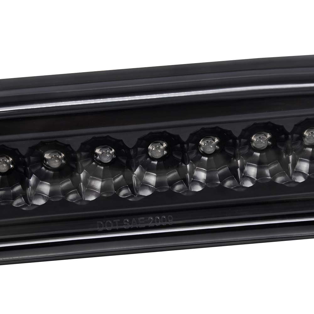 G-PLUS LED 3rd Brake Light, Compatible with Toyota Tacoma 1995-2015 Signal Stop Cargo Third Tail Lamp (Clear Lens Black Housing)