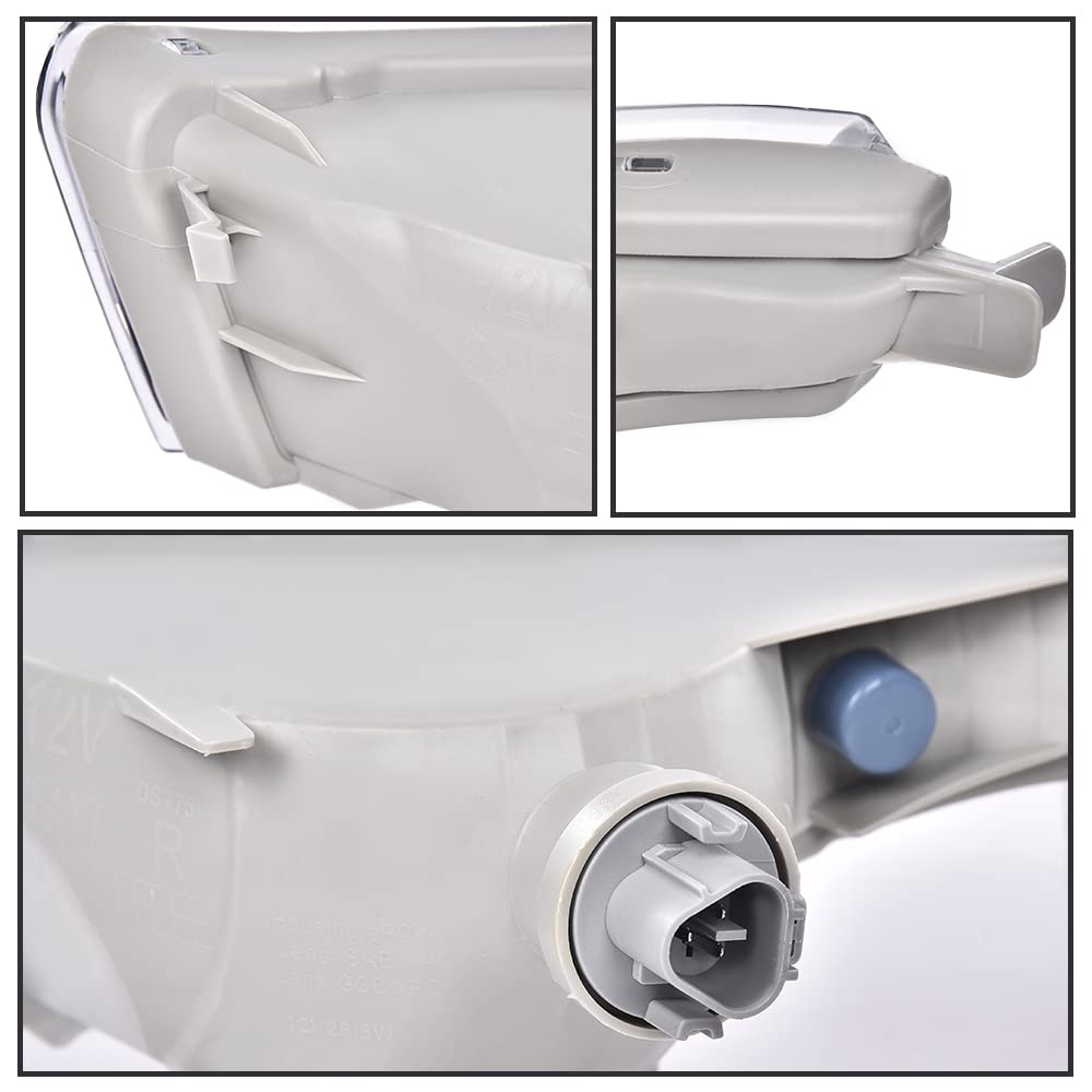 G-PLUS Turn Signal Lights w/bulbs Driver and Passenger Side Compatible with Nissan Altima Base 2013-2017,Fit Nissan Altima S 2013-2018 NI2531118 NI2530118