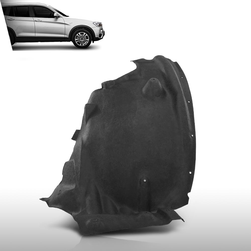 G-PLUS Fender Liner Front Right Side Rear Section Compatible with BMW X3 2011-2017 Fit BMW X4 2015-2018 BM1249127, 51717213644 Black