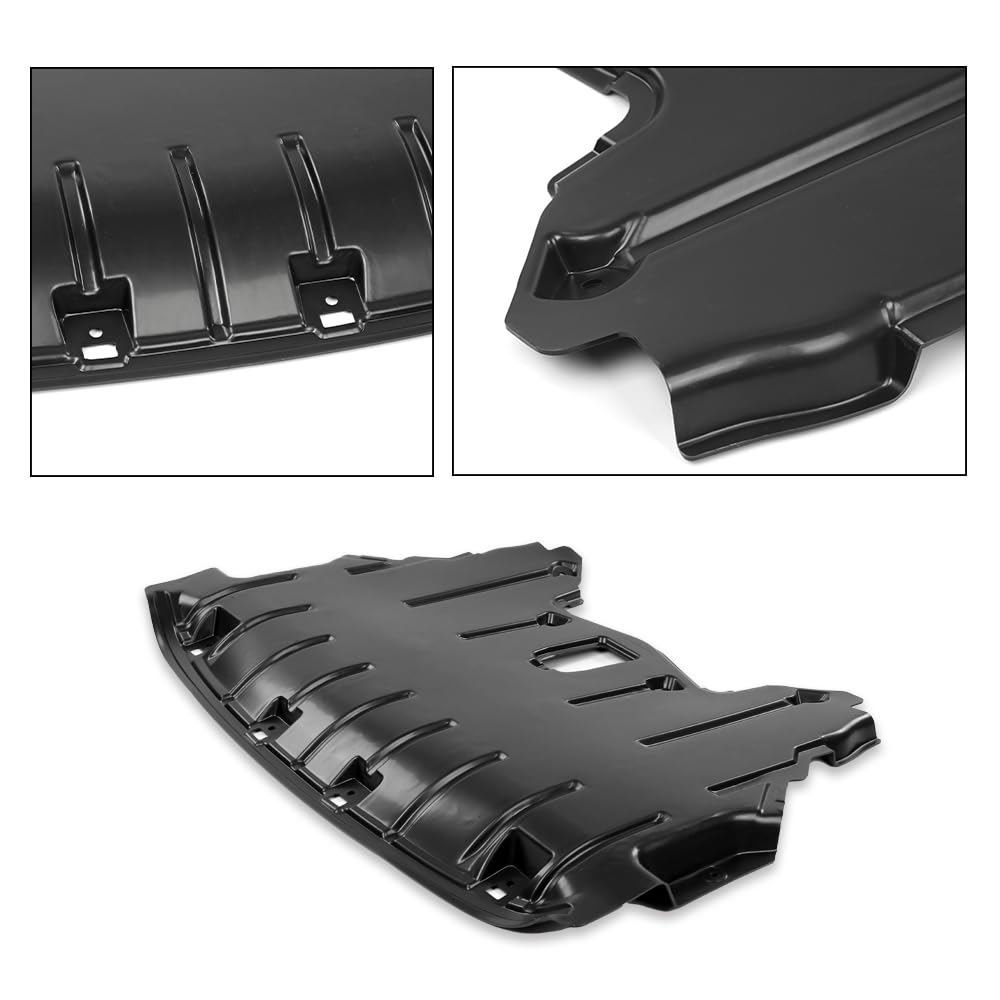 G-PLUS Front Engine Splash Shield Compatible with BMW X5 3.0si 4.8i 2007-2008/Fit BMW X5 xDrive30i xDrive48i 2009-2010 51757158385 BM1228151