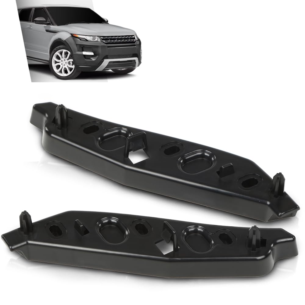G-PLUS Front Bumper Support Mounting Holder Bracket Compatible with Land Range Rover Evoque 2019+ Black LR137681, LR114818