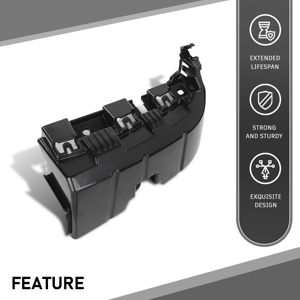 G-PLUS Bumper End Support Right Compatible with Ford Mustang 2018-2023 JR3Z17C947A, JR3Z-17C947-A Black