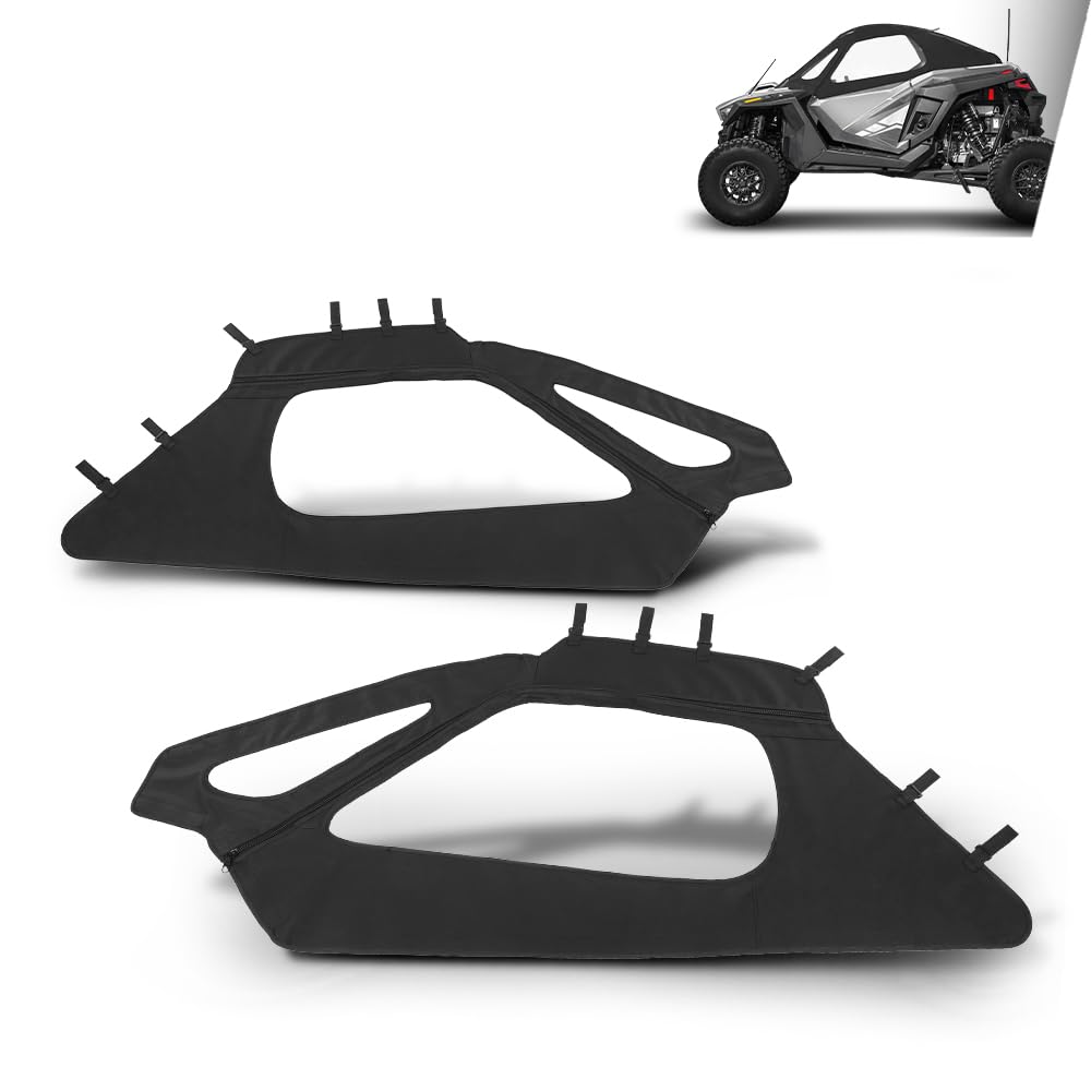 G-PLUS Soft Upper Doors Cab Enclosure Windows Fit RZR PRO XP Ultimate/Premium 2022-2024 2884664 Black