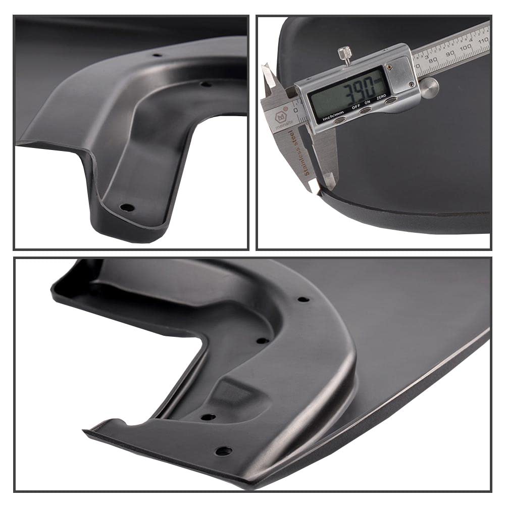 G-PLUS Heavy Duty Molded Mud Flaps Compatible with Toyota Tacoma with Fender Flares 2005-2015 Mud Guards Splash Front & Rear Mudguards Black Set of 4