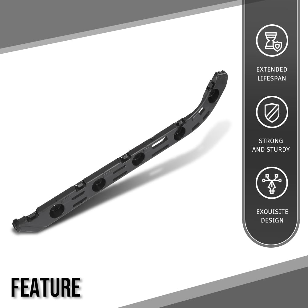 G-PLUS Rear Left Side Bumper Guide Bracket Support Compatible with Buick LaCrosse 2017 2018 2019 26227243 Black