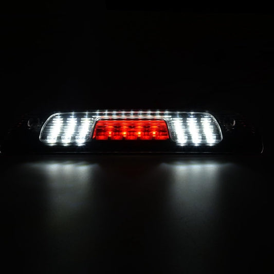 G-PLUS LED Third Brake Light Compatible with Chevy Silverado/GMC Sierra 1500 2500HD 2014-2018, 3rd High Mount Stop Lamps, Clear Lens Black Housing, 23509162 20979071
