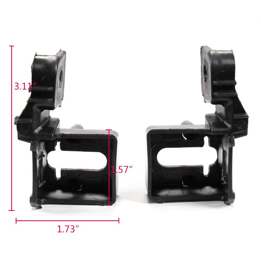 Compatible For Ford Fusion Lincoln MKZ 2013 2014 2015 2016 Headlight Lamp Small Mount Bracket Left Driver & Right Passenger Side DS7Z16758C DS7Z16758D