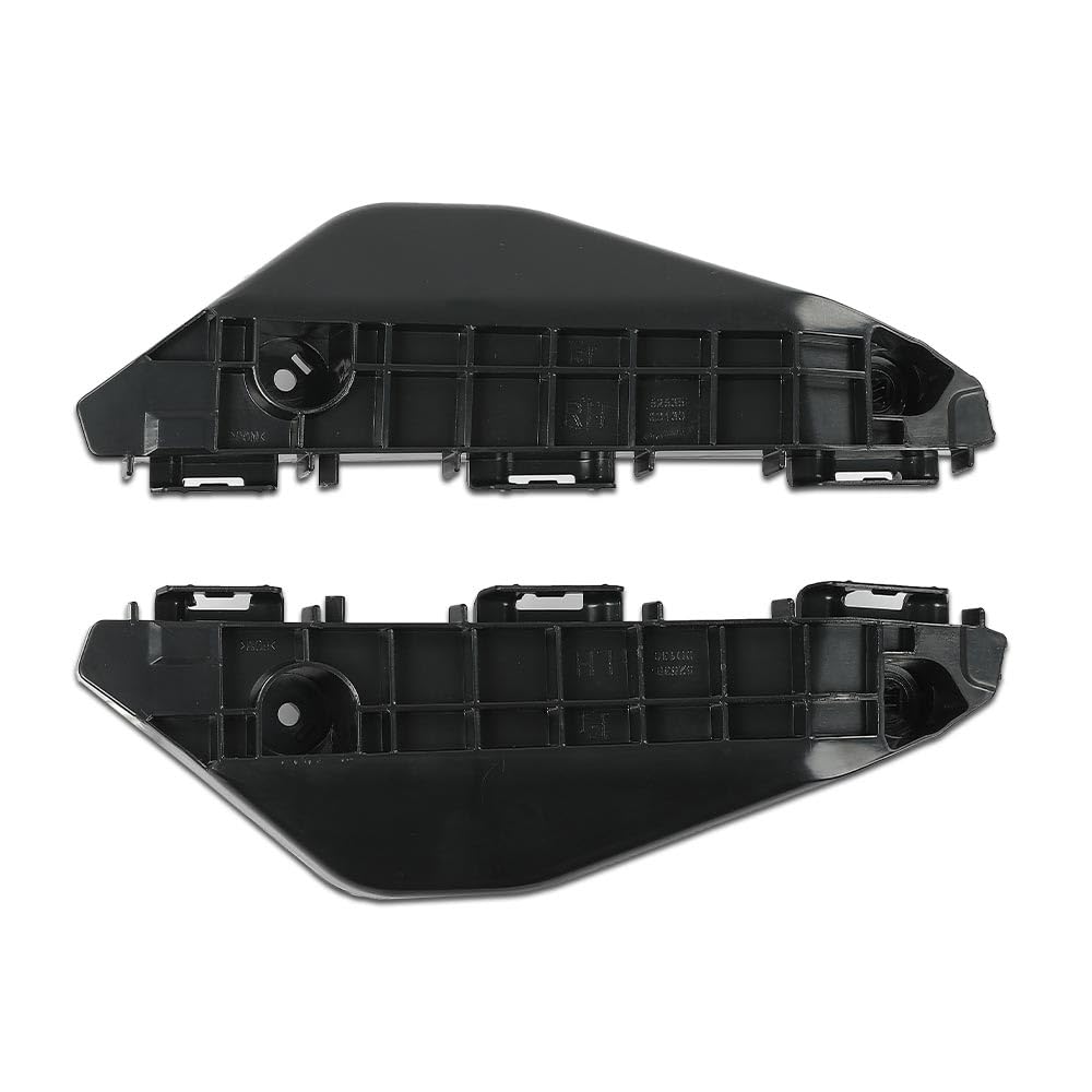 G-PLUS Pair Front Bumper Retainer Bracket Compatible with Toyota Yaris Hatchback 2013 2014 2015 2016 525360D130, 525350D130 Black Smooth Finish