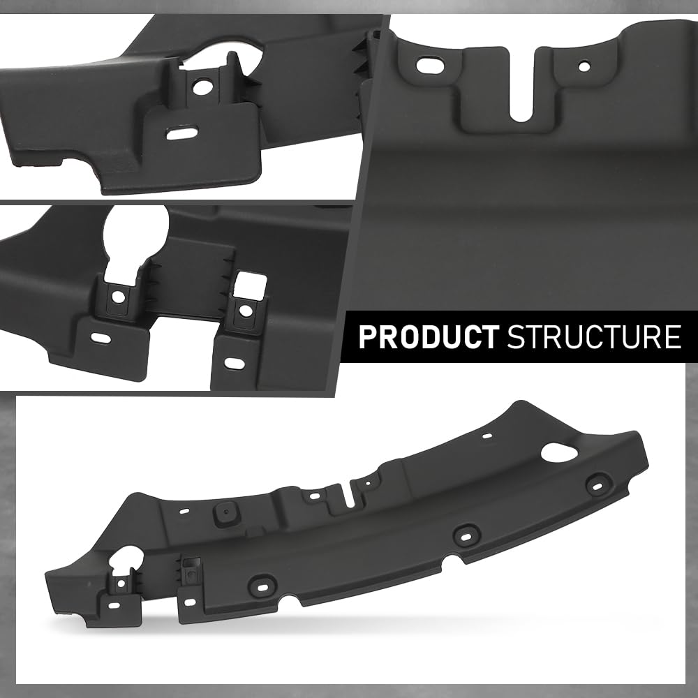 G-PLUS Radiator Support Cover, Compatible with Ford Escape SEL 2013, Fit Ford Escape (submodel: S, SE, Titanium) 2013-2016, CJ5Z8327A, FO1224105