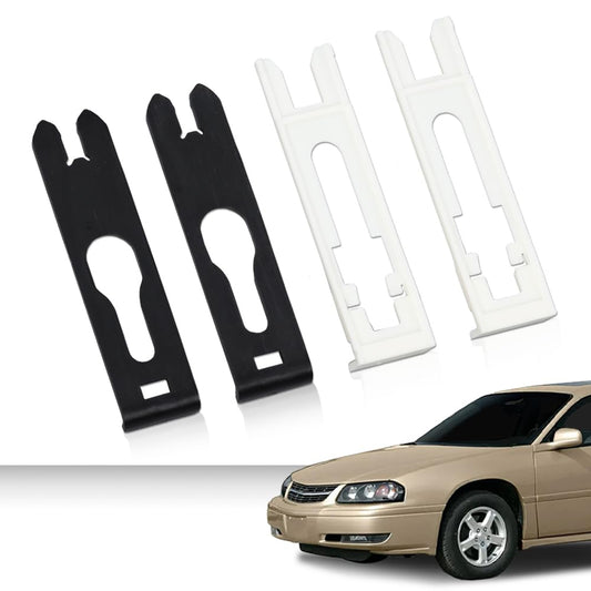 G-PLUS Headlight Headlamp Retaining Clips Kit Compatible with Buick Century 1997-2005/Chevy Blazer 1998-2005/Chevy Impala&Monte Carlo 2000-2005/GMC 1998-2002 4PCS