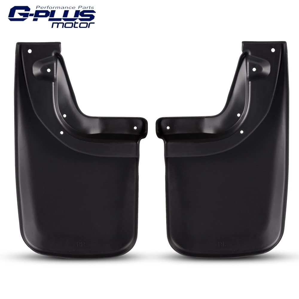 G-PLUS 2PCS Rear Heavy Duty Molded Mud Flaps, Compatible with Toyota Tacoma 2005-2015, Splash Guards Mudguard