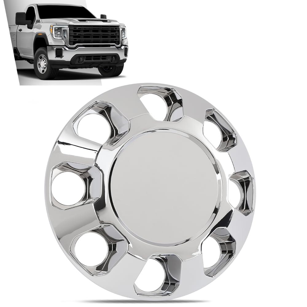 G-PLUS Wheel Center Caps Chrome Hub Cap Compatible with GMC Sierra 2500HD 2015-2020, Compatible with GMC Sierra 3500HD 2015-2020 22909152