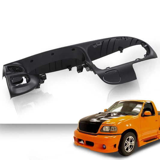 G-PLUS Dash Pad Bezel Compatible with Ford F150 1997-2003 / Ford Expedition 1997-2003 Dash Trim Bezel Replacement Black