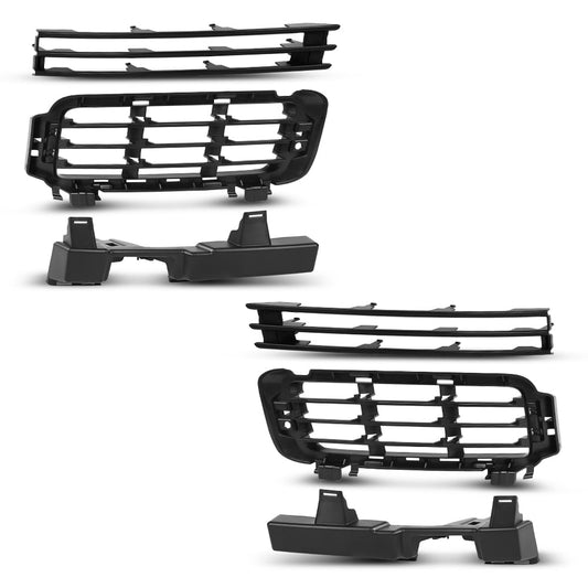 G-PLUS Front Bumper Grille Compatible with Range Rover 2013-2017 Black
