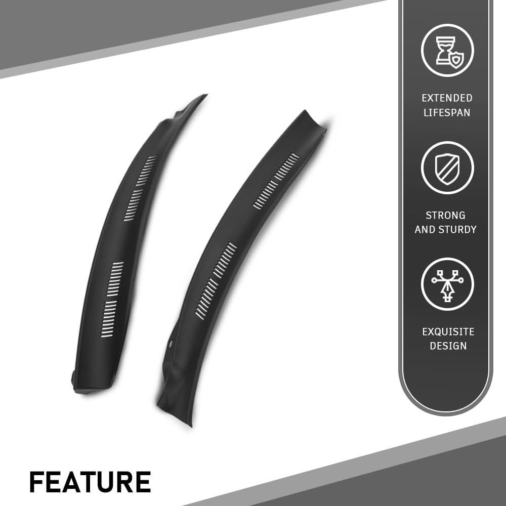 G-PLUS Windshield Wiper Cowl Screen Cover Pair Compatible with Benz W210 E-Class E320 E300 E430 1995-2003 2108311058, 2108310958
