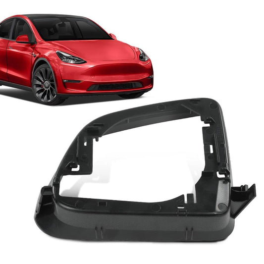 G-PLUS Right Passenger Side Wing Door Mirror Frame Side Mirror Cover Compatible with Tesla Model Y 2020 2021 2022 2023 8202201