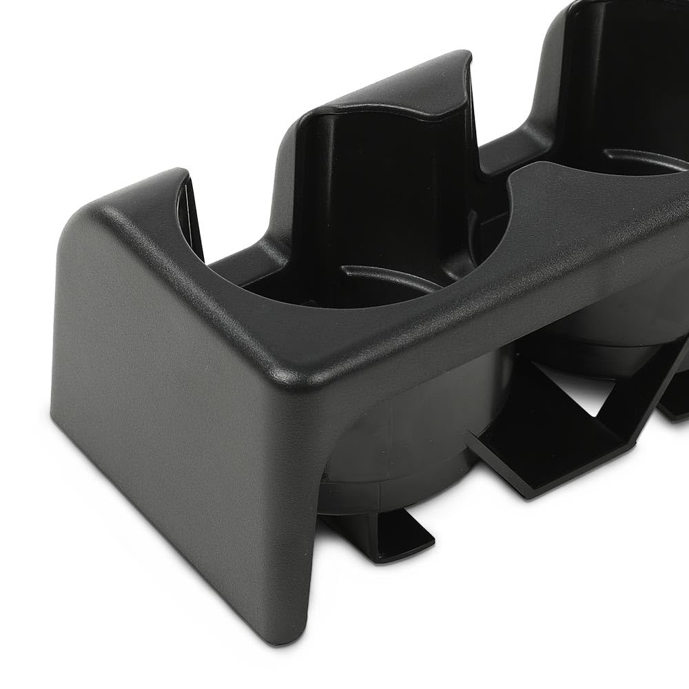 G-PLUS Bench Seat Dual Cup Holder Center Console Insert Double Storage Compatible with Chevy Colorado GMC Canyon 2004-2012 19256630 89039574 89039575 19121876