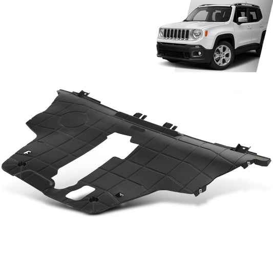 G-PLUS Lower Engine Splash Shield Under Guard Cover Compatible with Fiat 500X 2016-2018, Fit Jeep Renegade 2015-2018 CH1228133, 68420672AA, 68248089AA Black