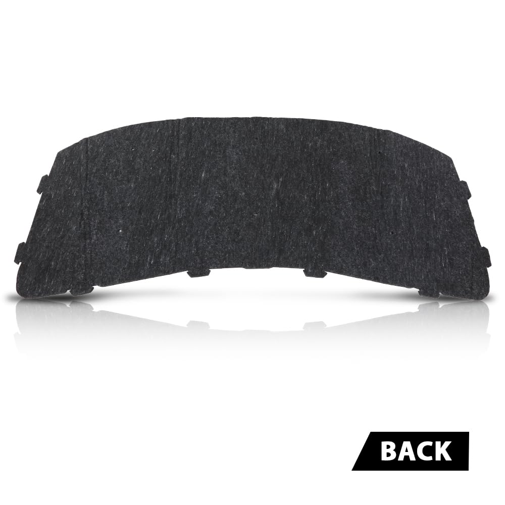 G-PLUS Hood Insulation Pad with Clips Black Compatible with 2002-2012 Land Rover Range Rover Black