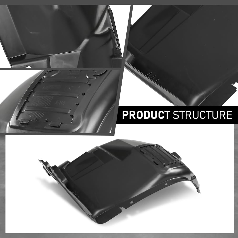 G-PLUS Fender Liner Splash Shield Front, Driver Side Front Section Compatible with BMW X1 xDrive28i 2012-2015,Fit BMW X1 (submodel: sDrive28i, xDrive35i) 2013-2015 51717290159, BM1248138
