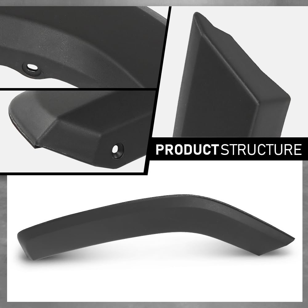 G-PLUS Left Rear Door Flare Arch Trim Molding Driver LH Side Compatible with Toyota RAV4 2019-2024 75062-42010