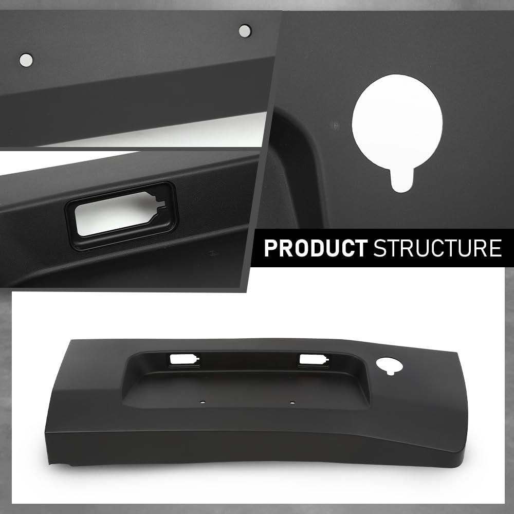 G-PLUS Right Passenger Rear Door Lower Molding Compatible with Ford Transit/Transit-150/Transit-250/Transit-350 2015-2019, Without Camera Hole CK4Z-99425B28-BB