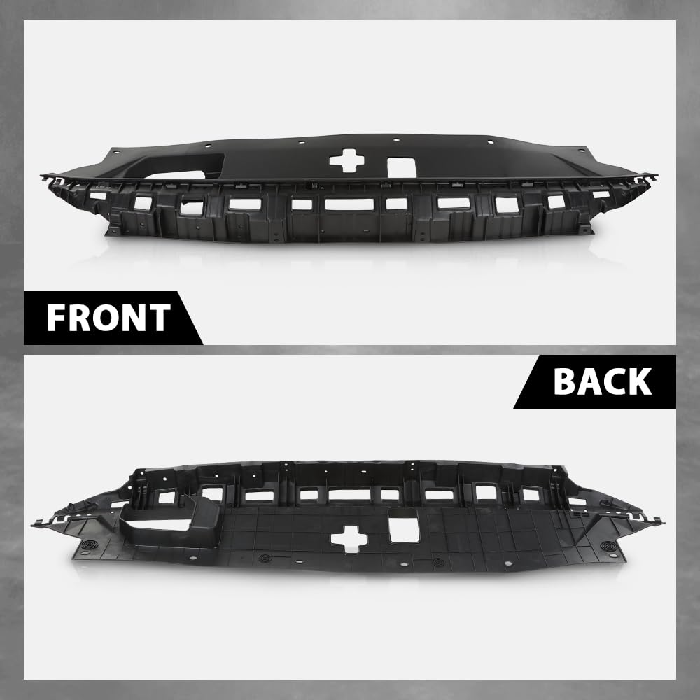G-PLUS Upper Radiator Support Cover Compatible with Santa Fe 2019-2020 Accessory Black