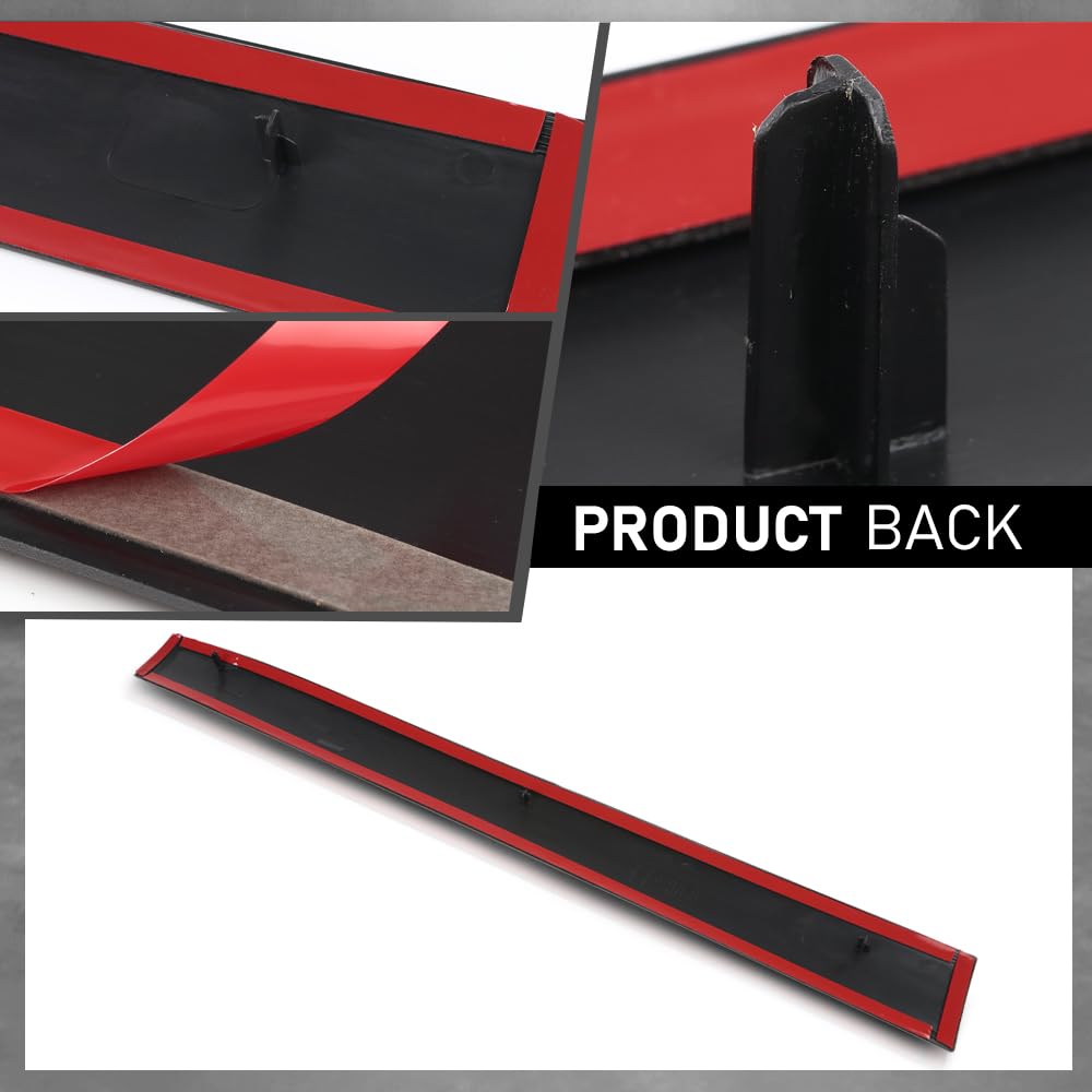 G-PLUS Front Right Exterior Door Molding Compatible with Jeep Compass 2011-2017 Black 5182562AB