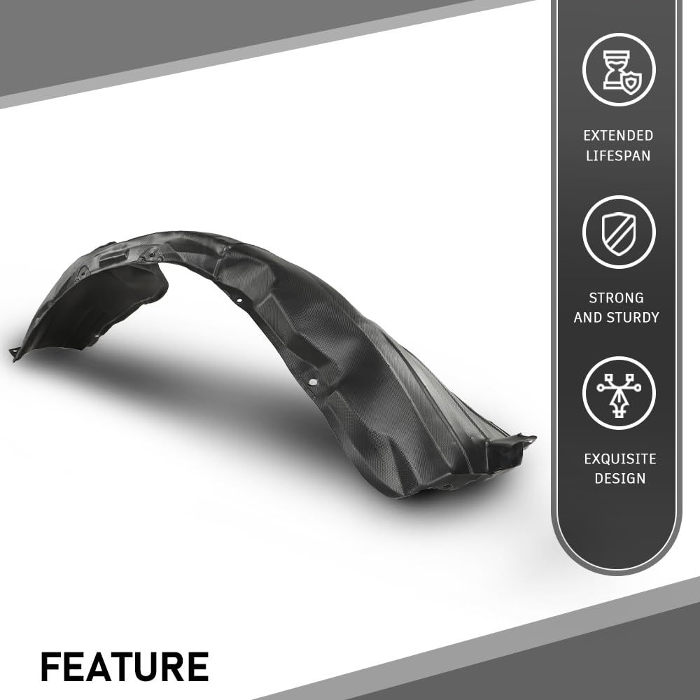 G-PLUS Front Passenger Side Fender Liner Compatible with Toyota Camry L LE XLE 2012-2014,Fit Toyota Camry Hybrid 2012-2014 TO1249160