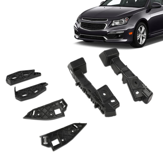 G-PLUS Front Bumper Brackets Retainer Support 6pcs Compatible with 2016-2018 Chevy Malibu Front Driver & Passenger Side Bumper Brackets 20809859 20809860