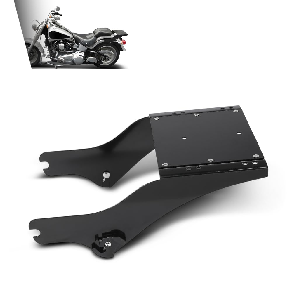 G-PLUS Tour Pack Mount Bracket Rack Compatible with Harley Touring FLHR FLHRCI FLHRI FLHRS FLHRSI FLHT FLHTI FLHX FLHXI FLTRI Models 1997-2008 Black
