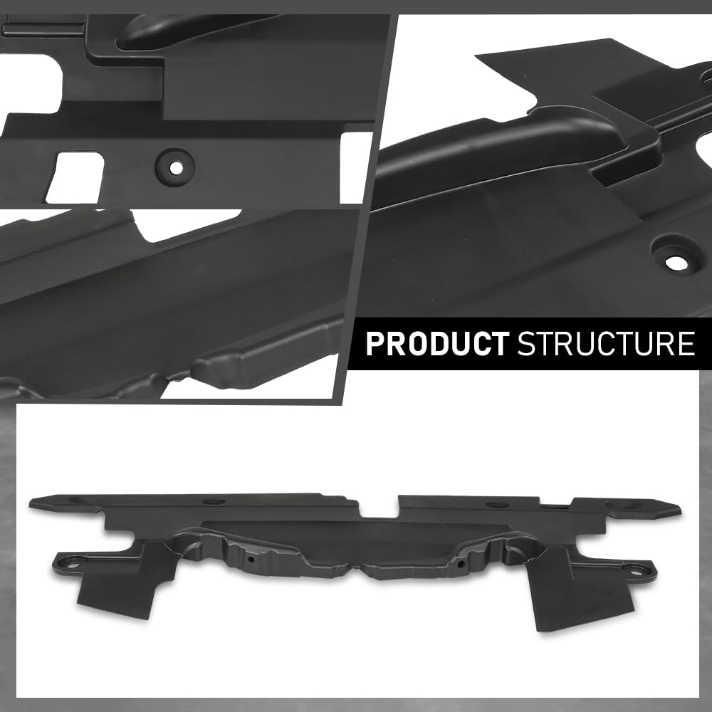 G-PLUS Front Bumper Top Upper Radiator Cover Shield Support, Compatible with Toyota Rav4 2016 2017 2018, TO1224122, 166810V040